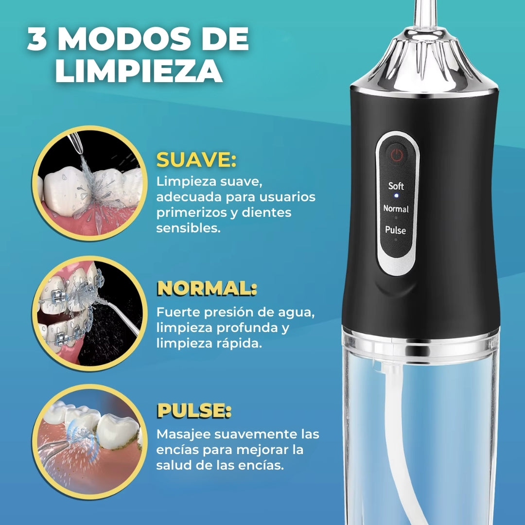 HydroClean™ Irrigador Oral Recargable