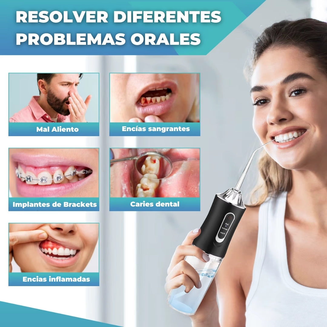 HydroClean™ Irrigador Oral Recargable