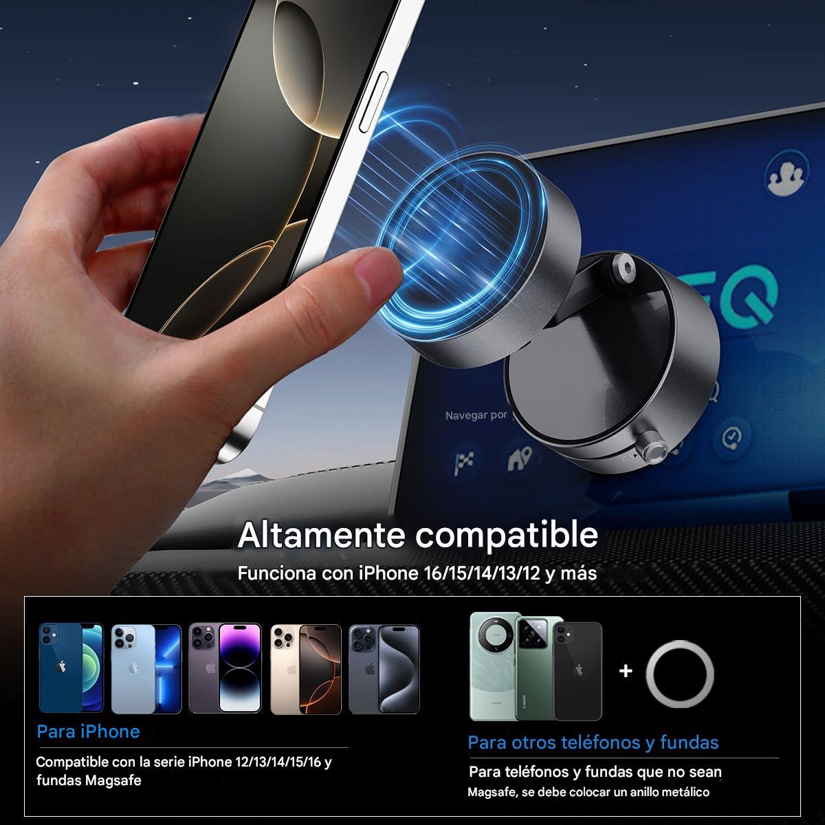 Soporte magnetico para telefono