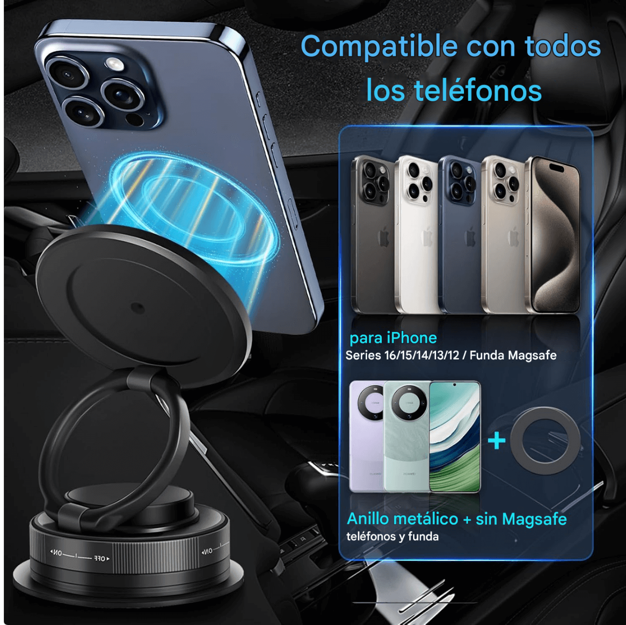 MAGLOCK 360° – Soporte Magnético de Alta Resistencia