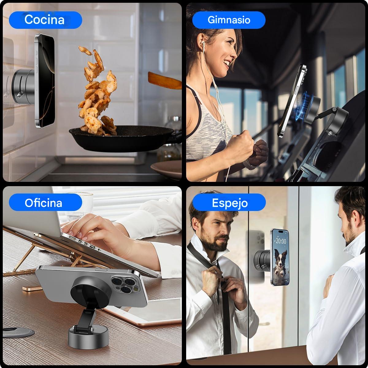 Soporte magnetico para telefono
