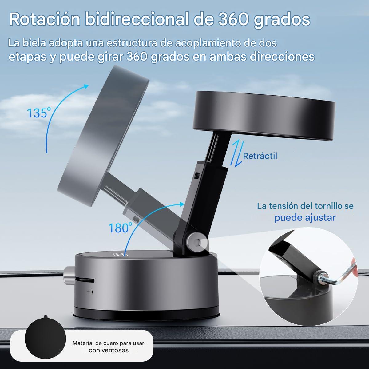 Soporte magnetico para telefono