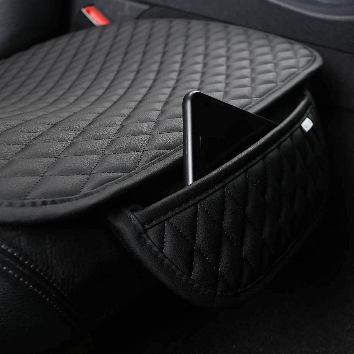 Protector de Asiento en Cuero Sintético de Lujo (Set de 3 piezas)