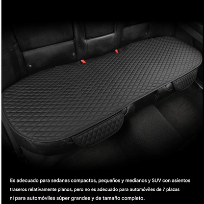 Protector de Asiento en Cuero Sintético de Lujo (Set de 3 piezas)
