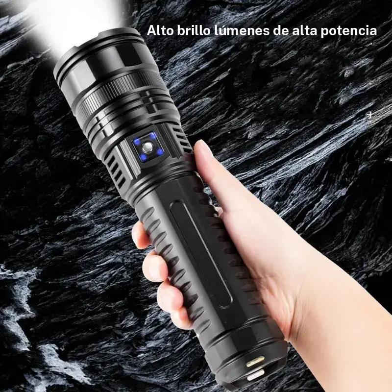 LumenX Pro | Linterna Zoom Táctica Recargable
