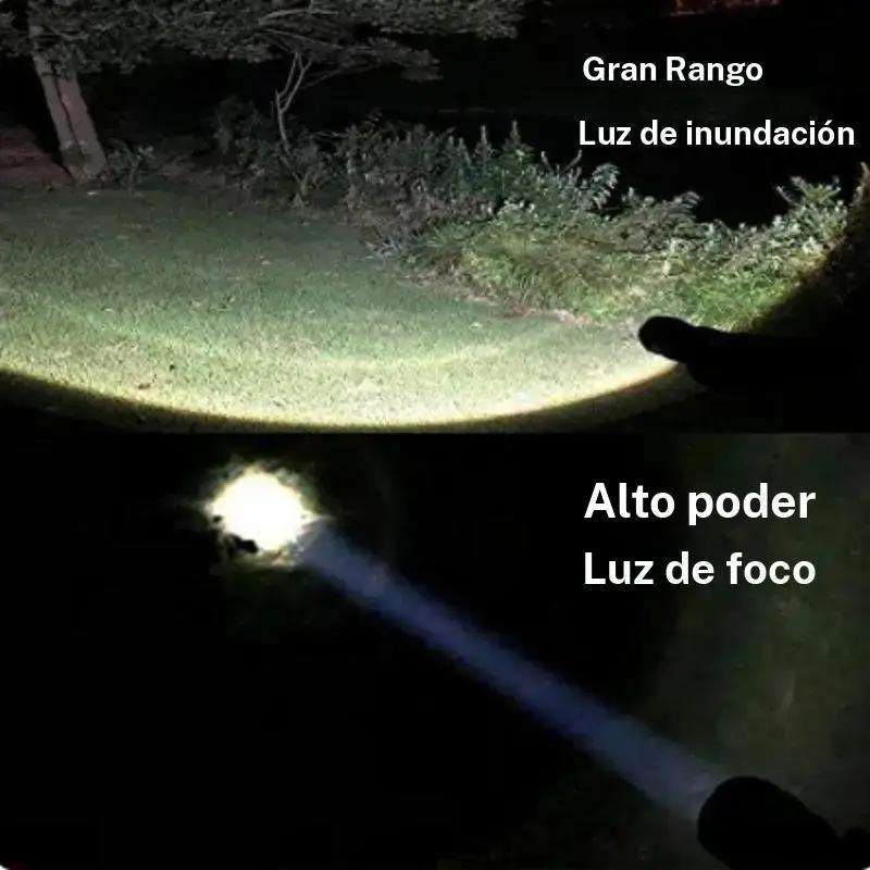 LumenX Pro | Linterna Zoom Táctica Recargable