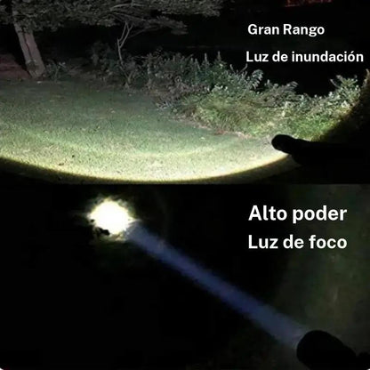 LumenX Pro | Linterna Zoom Táctica Recargable