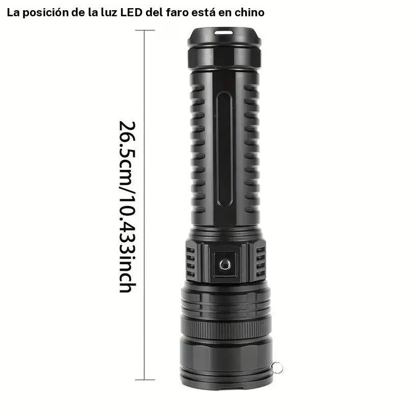 LumenX Pro | Linterna Zoom Táctica Recargable